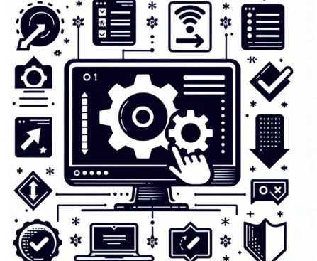 "Langkah-langkah instalasi Linux Ubuntu untuk pemula dengan panduan langkah-demi-langkah, menunjukkan tampilan layar instalasi dan menu pilihan."