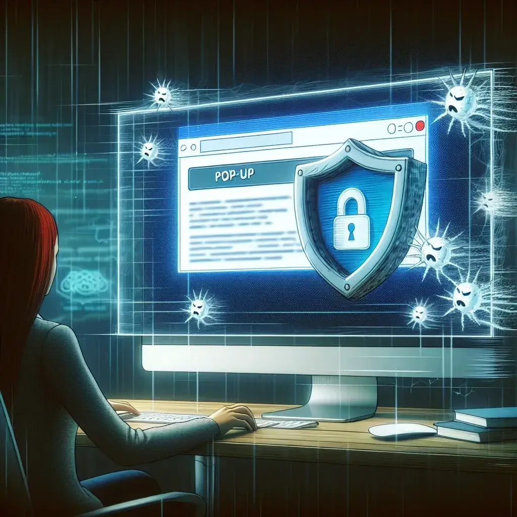 "Google Chrome screenshot displaying the new automatic dangerous pop-up blocking feature in action, enhancing user safety and browsing experience."